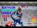 BIATHLON SINGLE MIXED RELAY 27.11.2016  World Cup 1 Ostersund (Sweden)