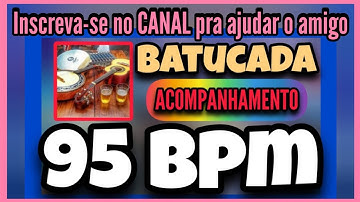 Batucada Samba/Pagode a 95 BPM | Percussão + Cavaco com Levada no Ponto