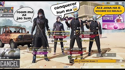 I AM NOOB PRANK|RANDOM 3 PLAYERS CALL ME NOOB/CHALLENGE FOR 1VS2 TDM ROOM PUBG MOBILE (part 50)@star