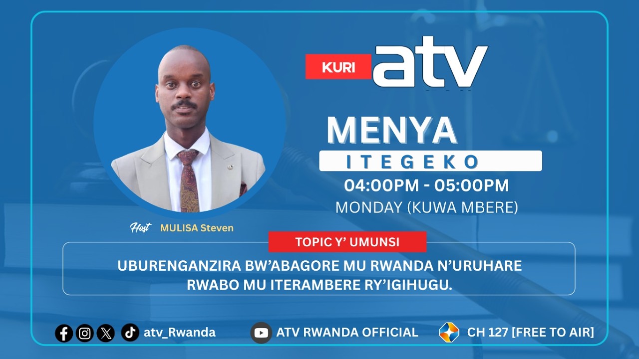 🔴LIVE:UBURENGANZIRA BW'ABAGORE MU RWANDA N'URUHARE RWABO MU ITERAMBERE RY'IGIHUGU