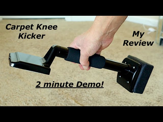 Knee Kicker Carpet Installer with Telescoping Handle