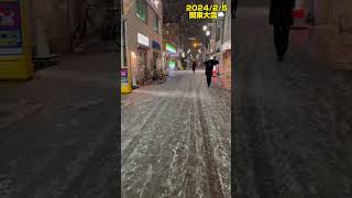 2024/2/5 関東大雪❄️☃️ 雪 大雪 東京大雪