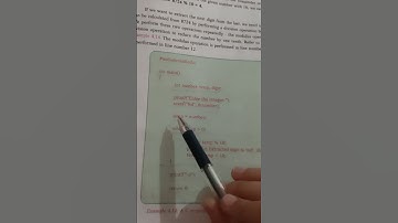 Class X|Computer Chapter 4| SEBA| C program to extract digits from an integer #youtube #youtuber