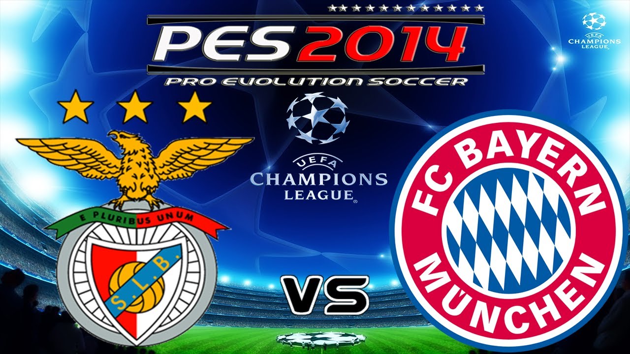 PES 2014 UEFA Champions League S.L. Benfica vs FC Bayern ...