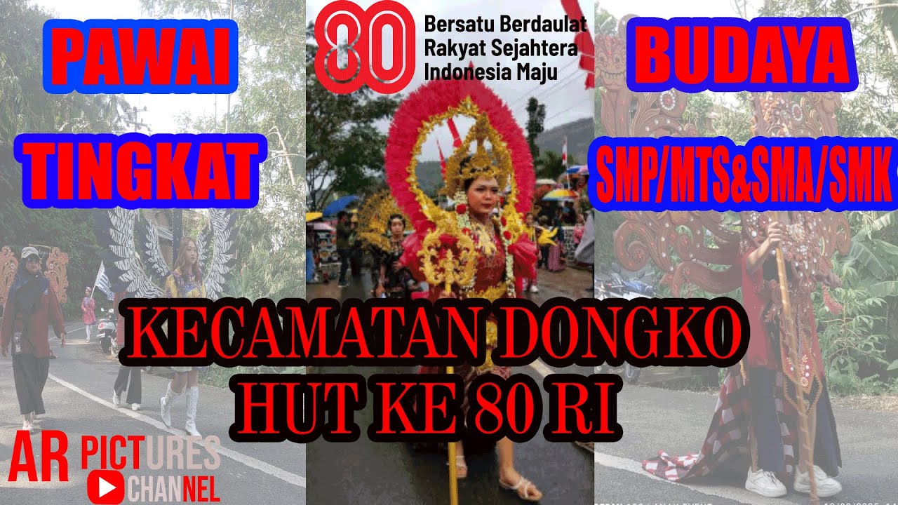 🔴 LIVE||KARNAVAL SMP/MTS&SMA/SMK KEC.DONGKO KAB.TRENGGALEK DALAM RANGKA HUT RI KE 80