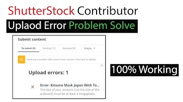 || Shutterstock || vector upload error use artboard settings by Premium Design  @YouTube