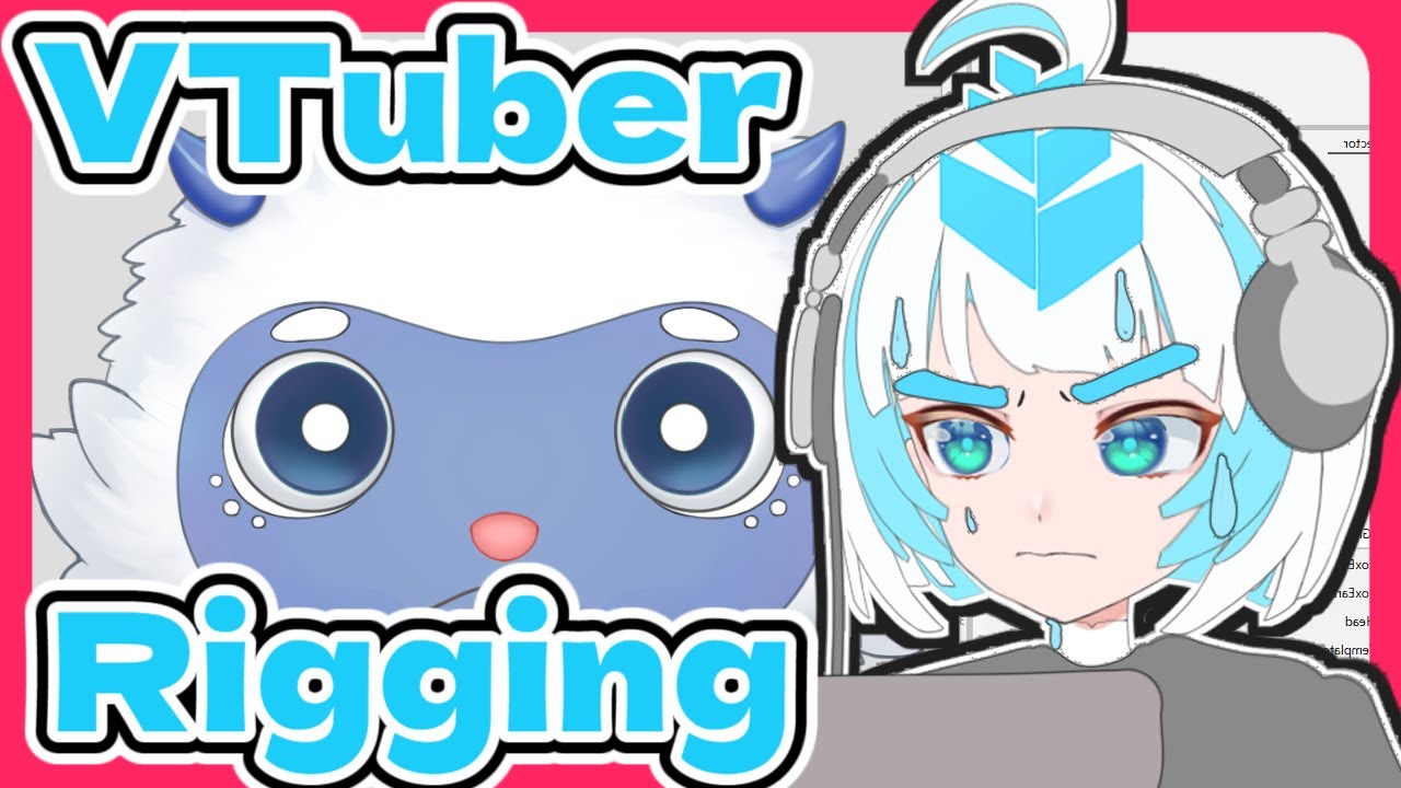 Vtuber Rigging Programming (JP/EN) Drawing and Rigging a commission VTuber model: body rigging ...