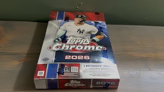 2026 Topps Chrome Hobby Box Pack Opening 