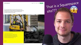 Building a Custom Construction Website in Squarespace 7.1