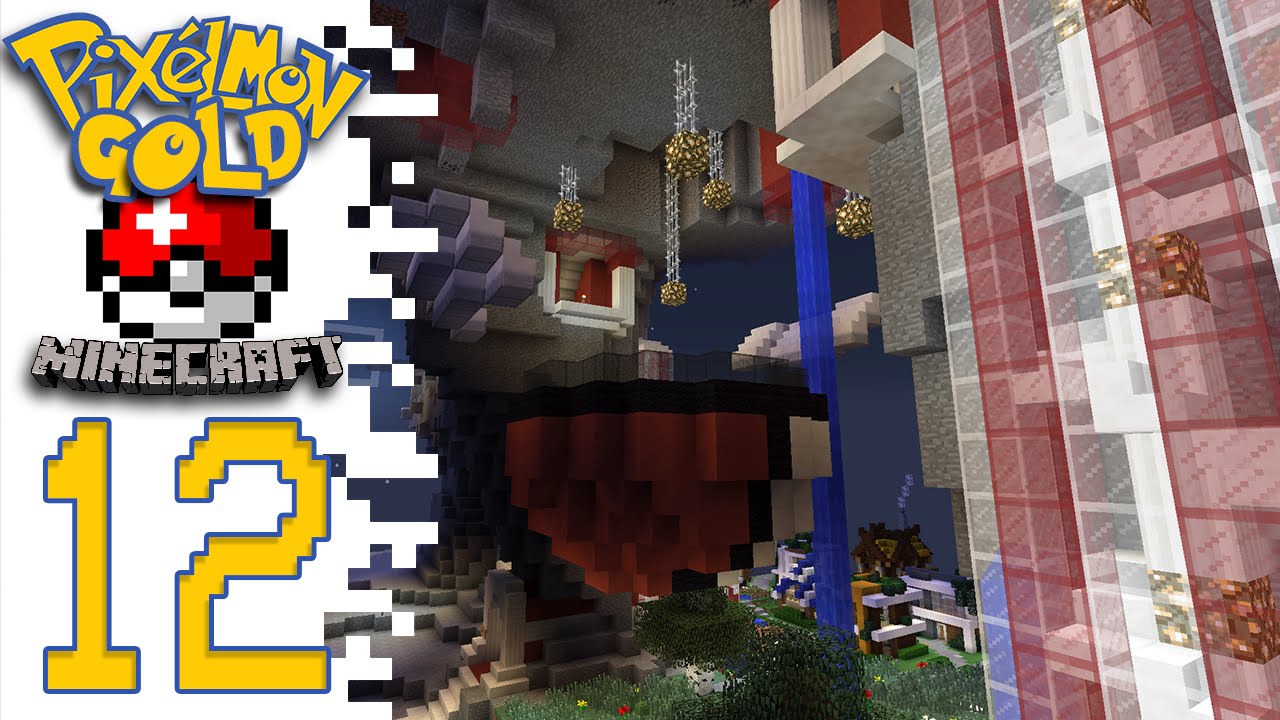 Pixelmon GOLD! (Pokemon Minecraft Mod) - EP12 - A Quick Visit! playthrough little monster at school