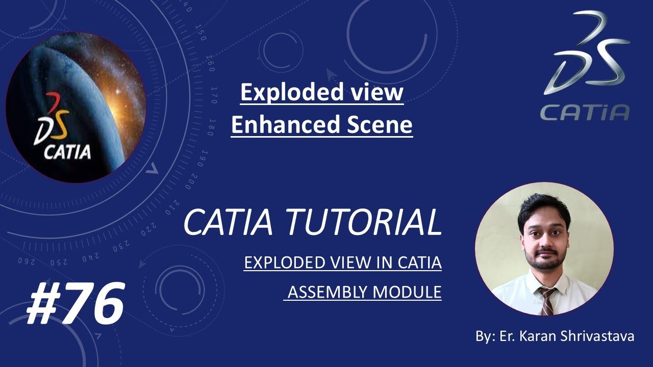 Exploded view in catia assembly - YouTube