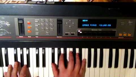 Ensoniq EPS demo Factory Disk 1 - Piano