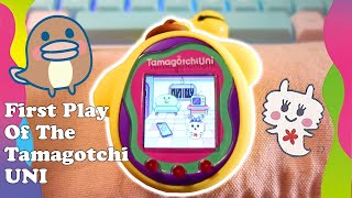 Tamagotchi Uni First Day Playthrough and Unboxing