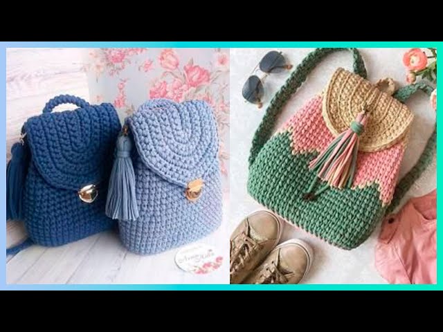 bolsos para niñas tejidos a crochet 