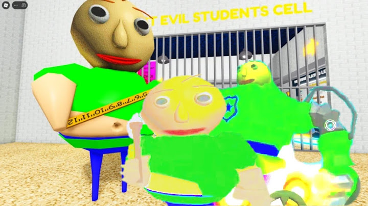 BALDI'S PRISION RUN! (OBBY!) Full Gameplay