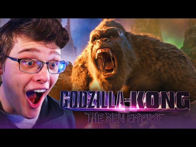 GODZILLA X KONG THE NEW EMPIRE Official Trailer 2 REACTION! class=