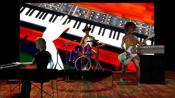 TVVMIA Blender EEVEE music animation demo