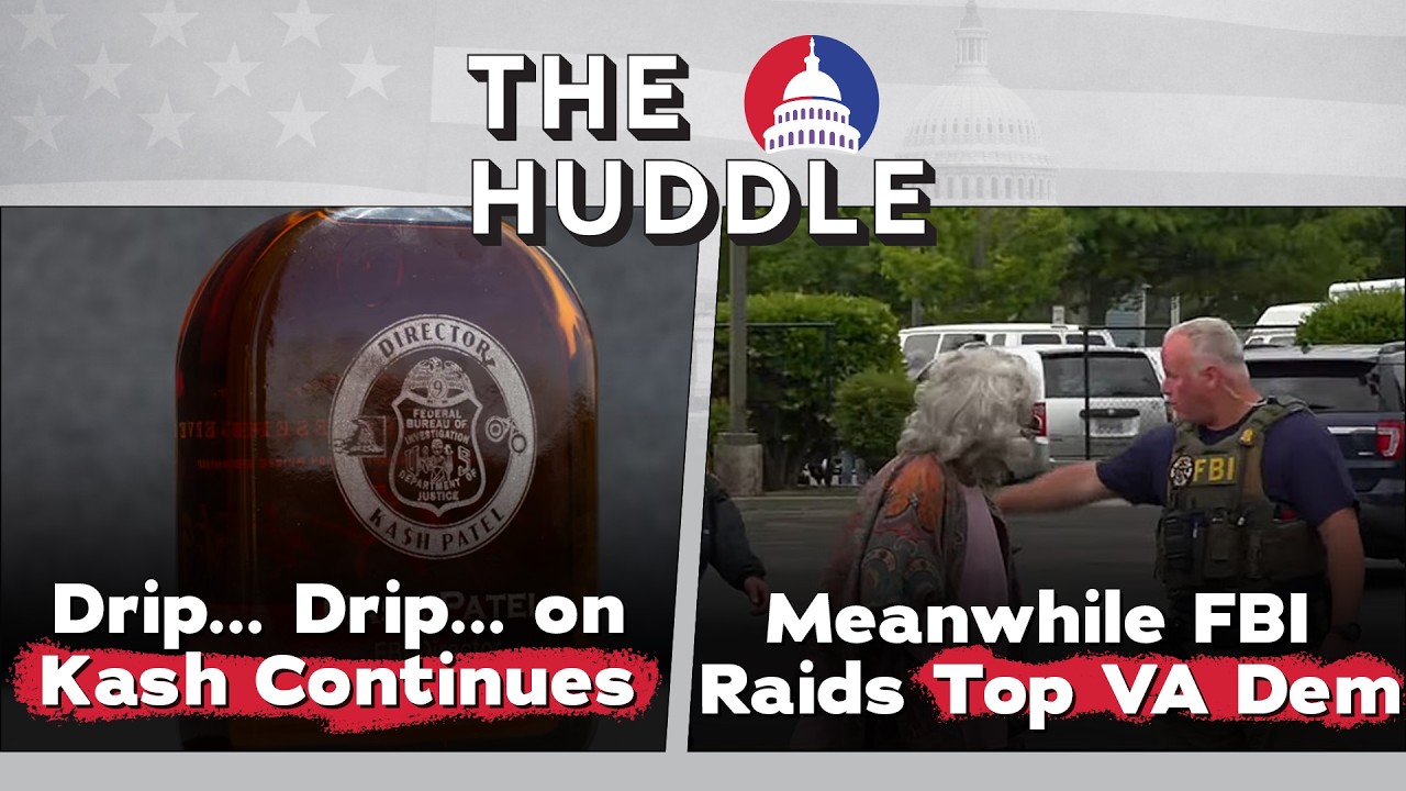 Drip… Drip… v. Kash Continues, meanwhile FBI raids top VA Dem - YouTube