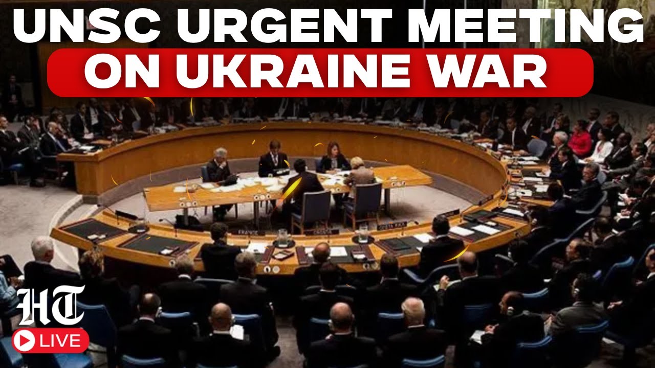 UNSC LIVE: UN Security Council Meets On Ukraine Crisis | Russia Ukraine War | Putin | Zelensky