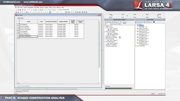 LARSA 4D Introductory Tutorial Part 6