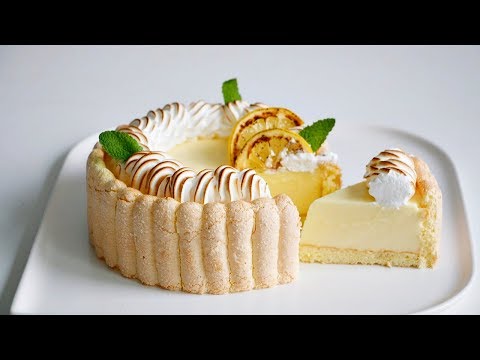 Video: Lemon Charlotte In 15 Minutes