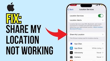 How To FIX Share My Location Not Working On iPhone