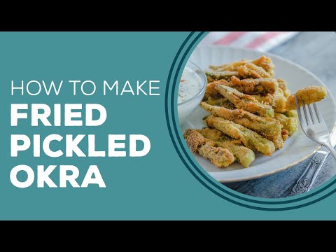 Fried Pickled Okra with Creamy Chipotle Dip - Blast From The Past