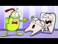 Fruits Go to Evil Dentist | Funny Moments by Pear Couple