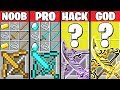 Minecraft battle ability sword gun crafting challenge  noob vs pro vs hacker vs god  animation