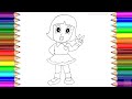 KIDS DRAWING BOOK! HOW TO DRAW YUMIKO FROM NINJA HATTORI STEP BY STEP FOR KIDS ! HD NEW 2020
