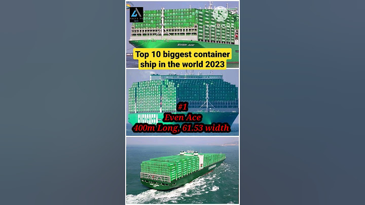 Top 10 container shipping in the world 2023