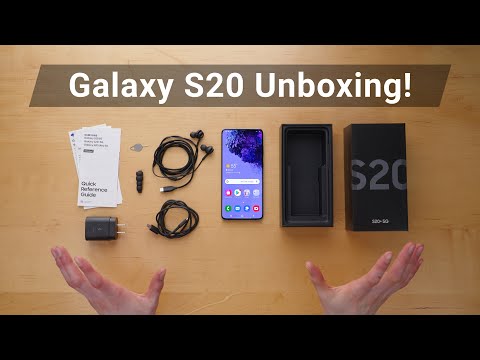 Galaxy S20 Unboxing - What&rsquo;s Included!