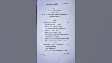 2023 Physics G.e. question paper Utkal University