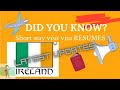 Ireland visit visa process 2021 /latest news/processing time/visa fees/covid info #visit