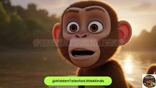 The Monkey Who Outsmarted a Crocodile! 🐒🐊 | A Clever Story with a Powerful Lesson