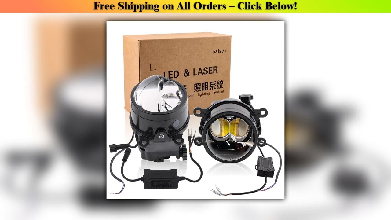 3.0Inch Led Projector Laser Lens Fog Lamp White Light 6000K 4300K H11 HB3 9005 Led
