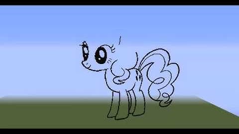 Minecraft Pixel Art Speed Build - MY LITTLE PONY Timelapse HD