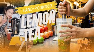 🥒 SUN RUI Selling LEMON Beat TEA 🍋 at Night Market 🔴 LIVE 19|6|26 🎚️