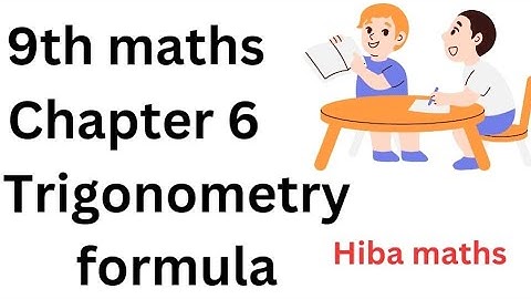 9th maths chapter 6 trigonometry formula tn samacheer hiba maths