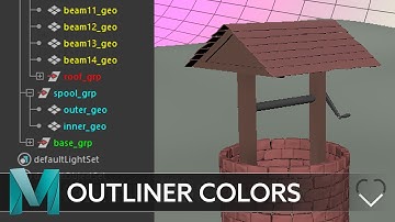 Maya - Colored Outliner