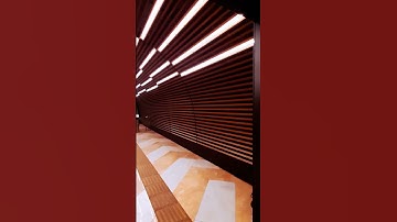 How to make extrusion baffle ceiling #shorts