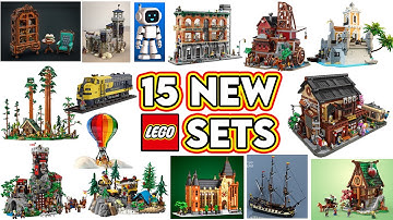 15 NEW LEGO SETS! Bricklink Designer Program On Hand Look!