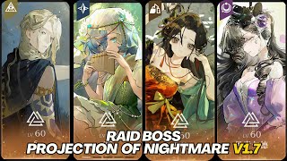 Reverse: 1999 CN - SSS Raid Boss "Projection of Nightmare" | SIX ISOLDE 37 JIU NIANGZI | V1.7