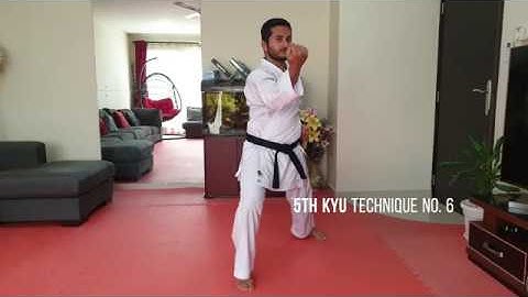 Syllabus for 5th KYU Technique No  6