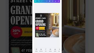 How to create Grand Opening Poster in canva | Cafe grand opening | cafe Advertisement | #canva How to create Grand Opening Poster in canva | Cafe grand opening | cafe Advertisement | #canva