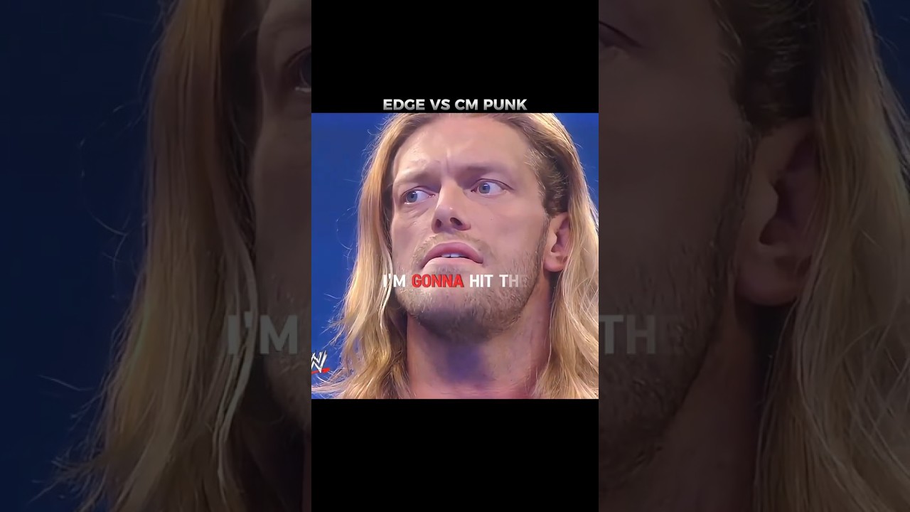 Cm Punk vs Edge 🥶 | Smackdown 2009 🥵 | Match Edit 💥