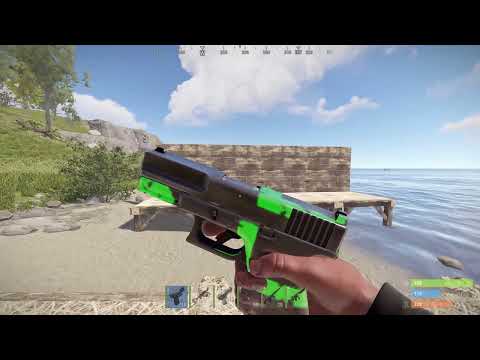 Rust - Testing the new Glock + Burst mode.