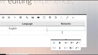 Froala Richt Text Editor Bug Table Insert Cell Text