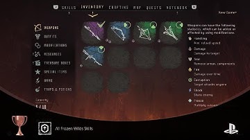 Horizon Zero Dawn Remastered - All Frozen Wilds Skills Trophy