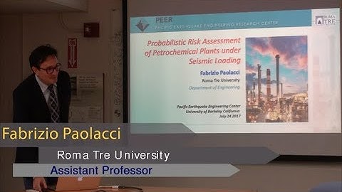 PEER Seminar Series, July 24, 2017: Probabilistic Risk Assessment of Petrochemical Plants